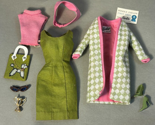 Original #1643 Poodle Parade 1965 Outfit complete for VINTAGE Barbie Doll