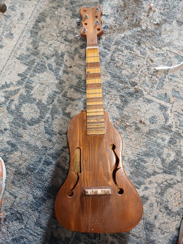 Handmade Mandolin Made From The Band Old Pallets 