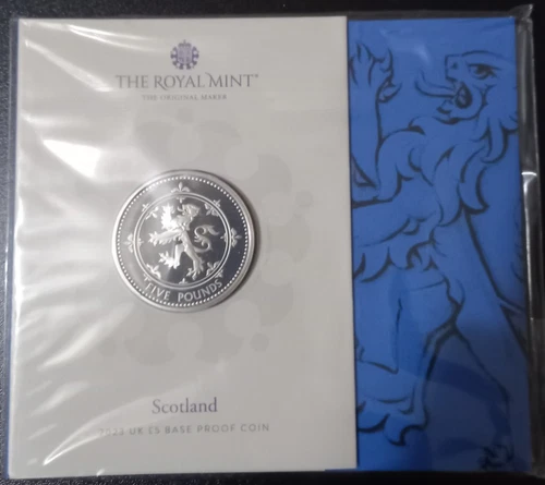 2023 The Four Nations SCOTLAND £5 base proof coin RARE! BUNC Low Mintage