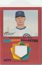 2026 Topps Heritage Clubhouse Collection Relics Pete Crow-Armstrong #CCR-PC /77