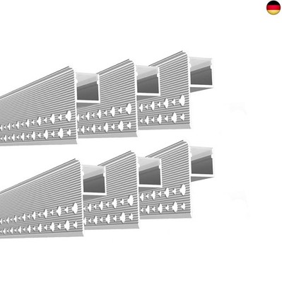 Trockenbau LED Profil 6 Pack 3.3FT/1 Meter Trim Rand Trockenbau LED Streifen