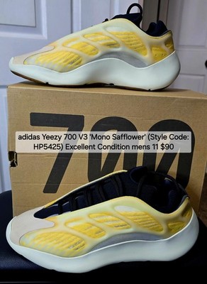 adidas Yeezy 700 V3 Mono Safflower Excellent Condition With Box Mens 11