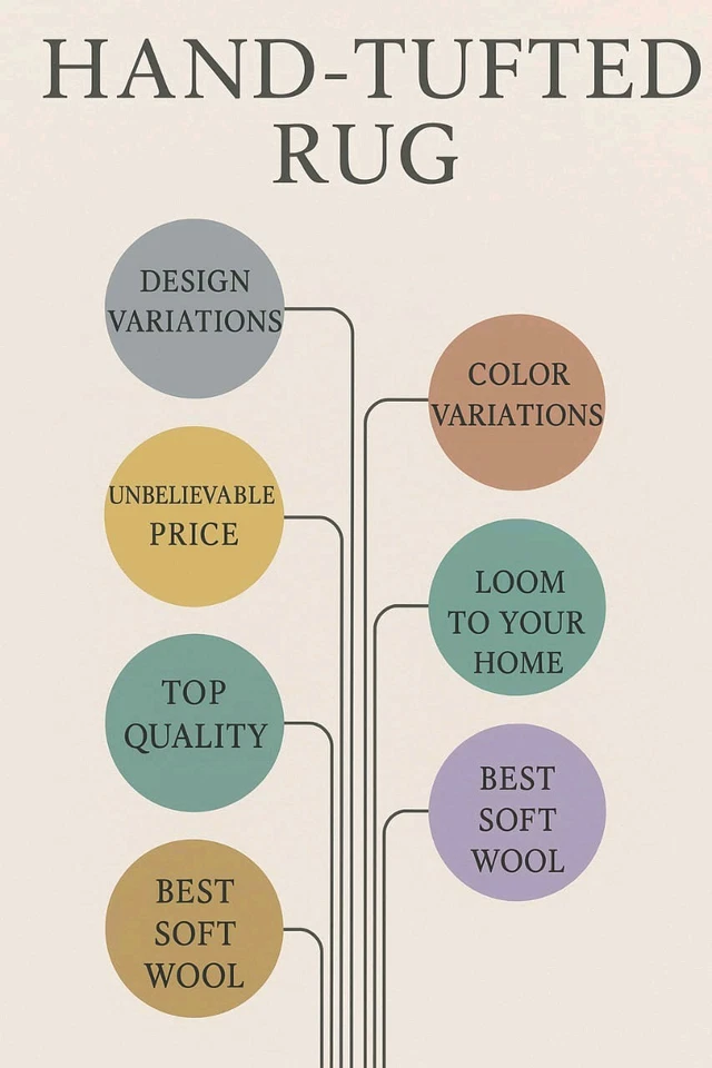 Alfombra acolchada a cuadros de lana Anthropologie azul claro diseño a cuadros alfombra decoración moderna Foto 4 de 4