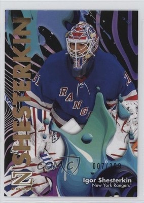 2024-25 Skybox Metal Universe Z-Force Rave 7/399 Igor Shesterkin #44 0d18
