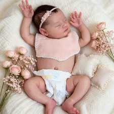 20 Inch Asleep Reborn Baby Doll Silicone Full Body Vinyl Girl Newborn Baby Doll