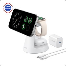 Anker MagSafe Charger 3-in-1 Charging Station Qi2 Wireless Dock for iPhone17