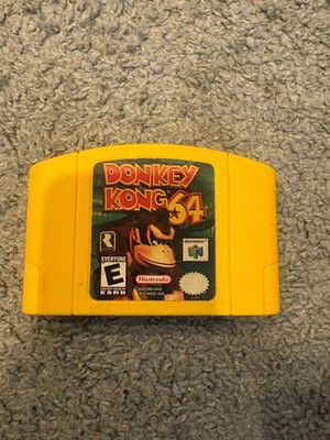 Donkey Kong 64 Nintendo 64 N64 1999 Tested Working Authentic Game Cartridge