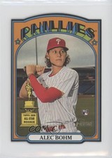 2021 Topps Heritage 1972 Die-Cuts Alec Bohm #72DC-12 0q3