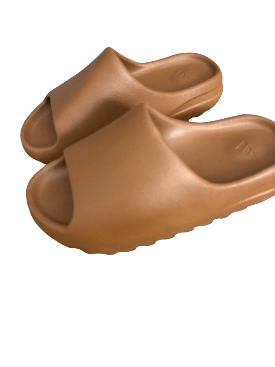 adidas gazelle silver green womens Men's Yeezy "Flax" Slides