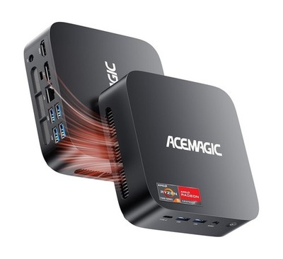 ACEMAGICIAN Kron Mini K1 Mini PC Gaming, AMD Ryzen 5 7430U (equiv