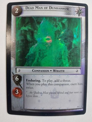 LOTR TCG Mount Doom DEAD MAN OF DUNHARROW 10C27 FOIL NM