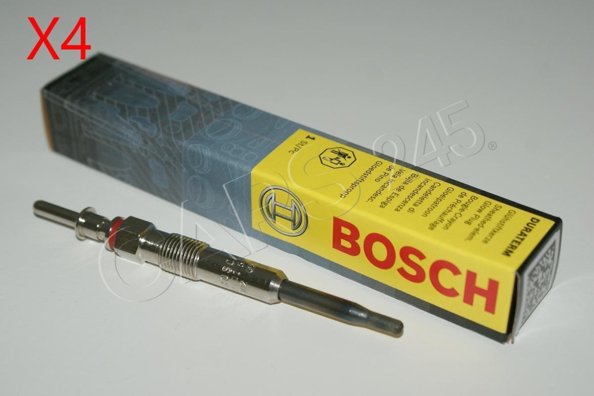 4 x BOSCH Duraterm Glow Plug SET Fits BMW M47 N47 Diesel Engines