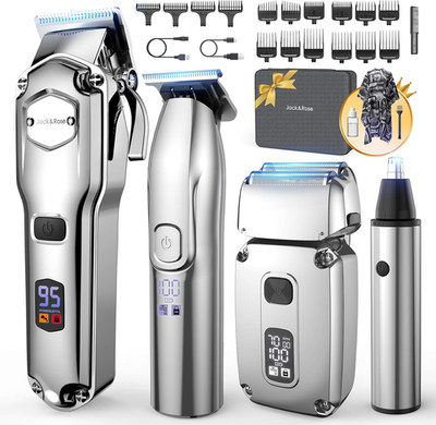 Haarschneidemaschine Herren und Trimmer Set, Akkuschneidemaschine für Männer Haarschnitt, Bart Trimme