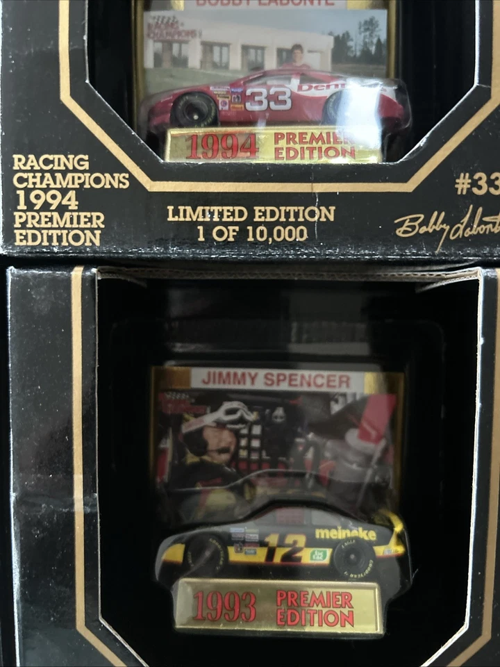 1993 1994  Champions Premier Edition, Set of 9, Die Cast - NASCAR 1:64 Scale - Image 4 of 4
