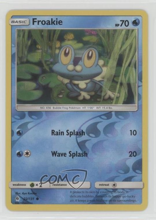 Froakie Reverse Foil Pokémon Sun & Moon Forbidden Light #22