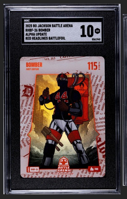 2025 Battle Arena Bomber Yordan Alvarez RHBF-26 Red Headlines Battlefoil SGC 10
