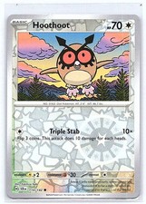 HOOTHOOT 114/142 REVERSE HOLO STELLAR CROWN POKEMON TCG CARD