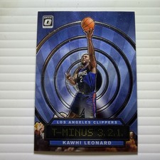 2019-20 Panini Donruss Optic Kawhi Leonard T Minus 3 2 1 No. 5 - L.A. Clippers