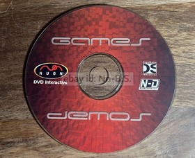 Nuon Games + Demos Disc - Super Rare!  - Excellent Condition - NO RESERVE