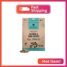 Vital Essentials Freeze Dried Cat Food, Salmon Tuna Nibs, 12 oz Bag