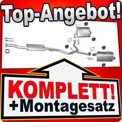 Auspuff für SUBARU FORESTER 2.0 2.5 Auspuffanlage