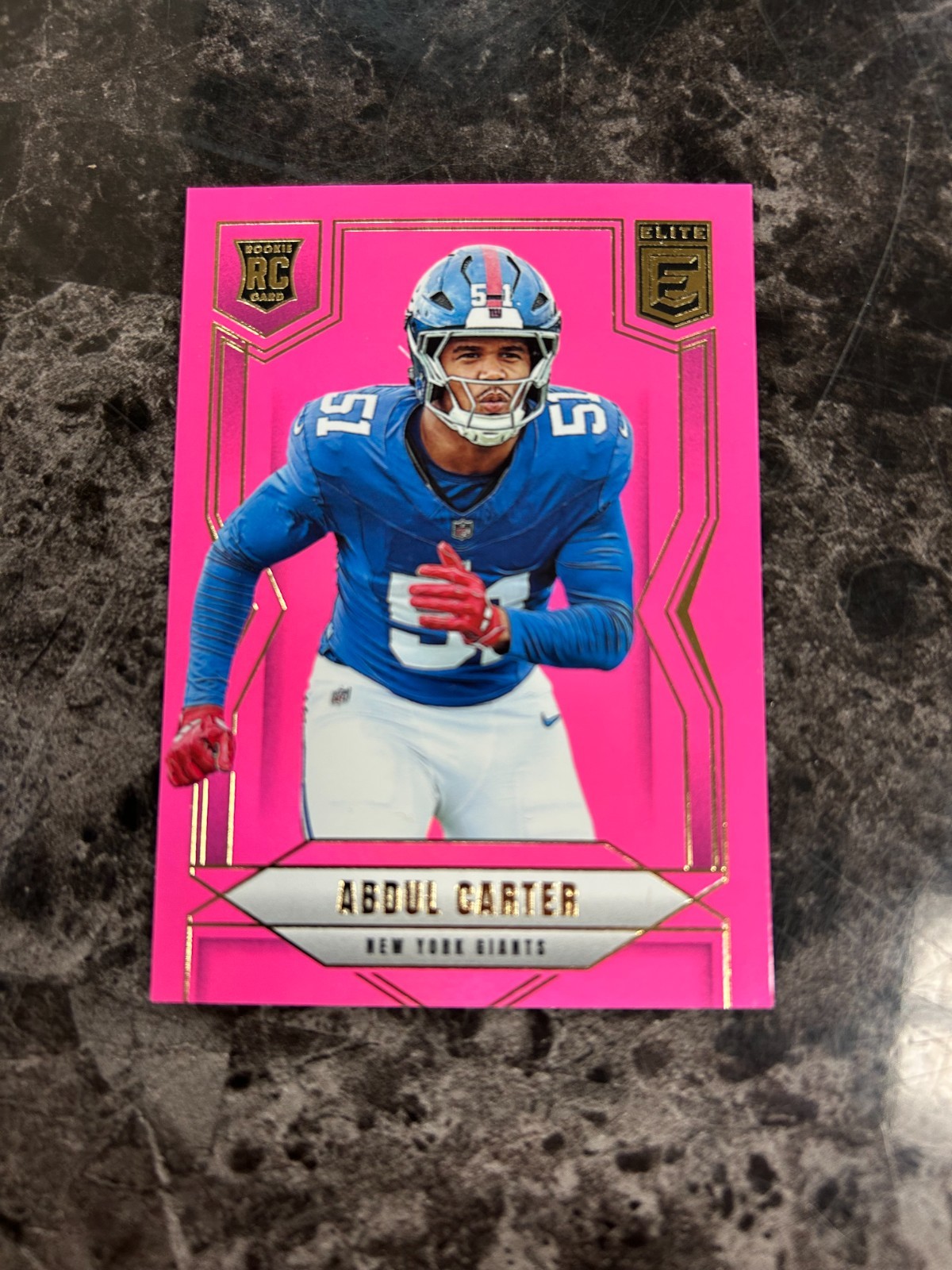 2025 Panini Donruss Elite - Rookies Abdul Carter #111 Pink Ink (RC) @QW18