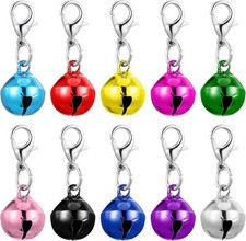 10 Pcs Dog Cat Collar Bells, 1.30 Inch Mini Pet Bell, Small Bells for Dog