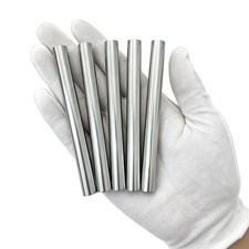 5 Pack 99.99% High Purity Zinc Rods,4 in Long,0.39 Diameter 5PCS, silver