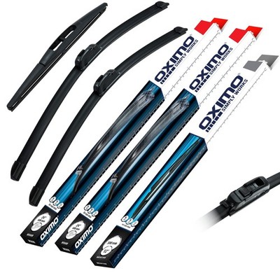 Oximo Front+Heck Scheibenwischer für Suzuki Swift 3 MZ EZ Fließheck 2005-2010