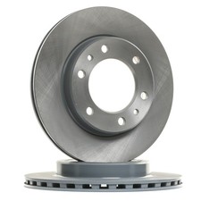 2x FEBI Bremsscheiben Vorne für VW Taro Pickup für TOYOTA LAND CRUISER (J6)