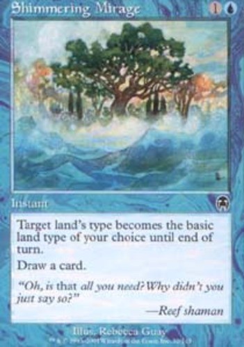 MTG magic cards 1x Shimmering Mirage - Foil Apocalypse NM-Mint, English