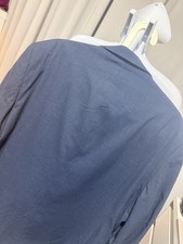 Dobell Men's Suit Jacket Size 38R Navy Blue Regular Fit Single Breasted Formal