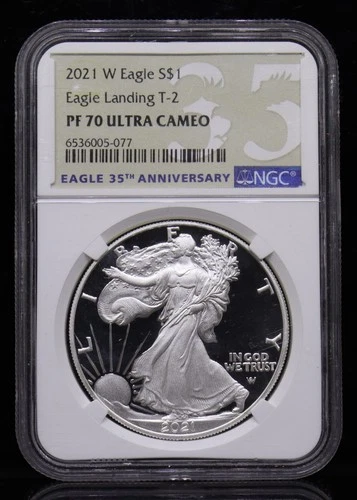 2021-W American Eagle T-2 NGC PF70 Ultra Cameo