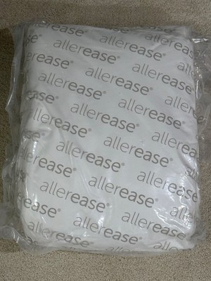 New AllerEase Organic Cotton Mattress Pad Waterproof Cover Topper King Size Bed
