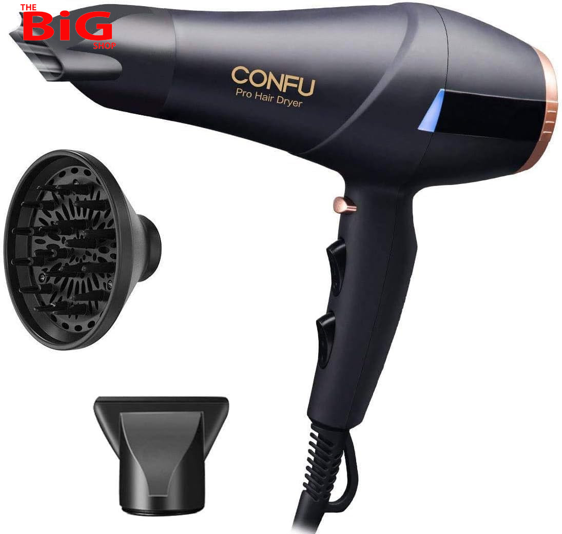 Hair Dryer, 2300W Professional Ionic Powerful Salon Hairdryer AC Motor Fast Dry