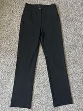 MaxMara Weekend Pants Women's Size US 4 Casual Black Trousers Straight Leg