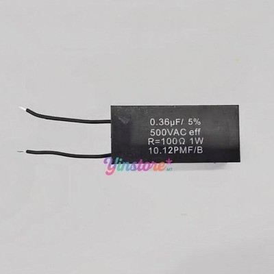 1 Pc. New 0.36UF/ 5% 500VAC eff Capacitor For 373-E07 Electric Valve