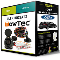 Elektrosatz 13-Pol Universell für Ford Fiesta Fliessheck 01.2013-01.2018 NEU