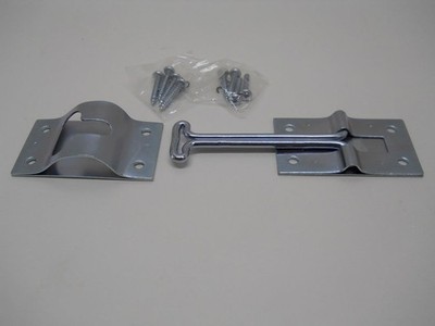 4'' Metal RV Camper Horse Work Enclosed Trailer Door Stop Holder Latch Kit