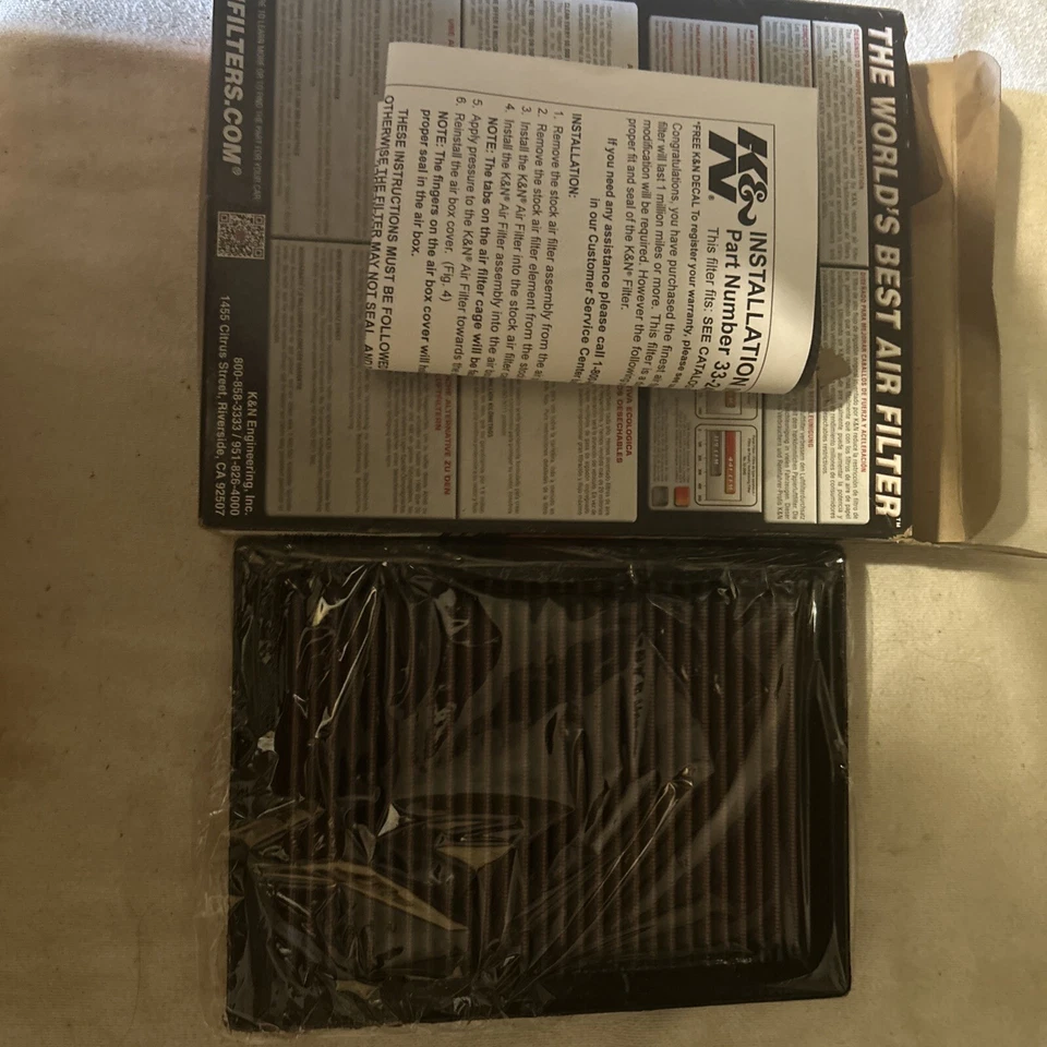 K & N 332409 Fits Infiniti -Nissan 2007-2024 Juke Q50 Q70 Sentra Fx35 Fx50 M56 - Image 3 of 4