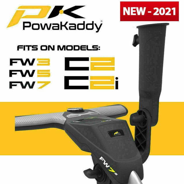 PowaKaddy Golf Universal Umbrella Holder Black for sale online eBay