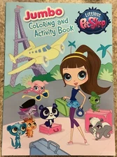Littlest Pet Shop Coloring and Activity Book New Free Shipping 