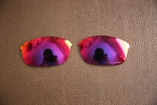 PolarLens POLARIZED Red Blue Replacement Lens for-Oakley Flak Jacket Sunglasses