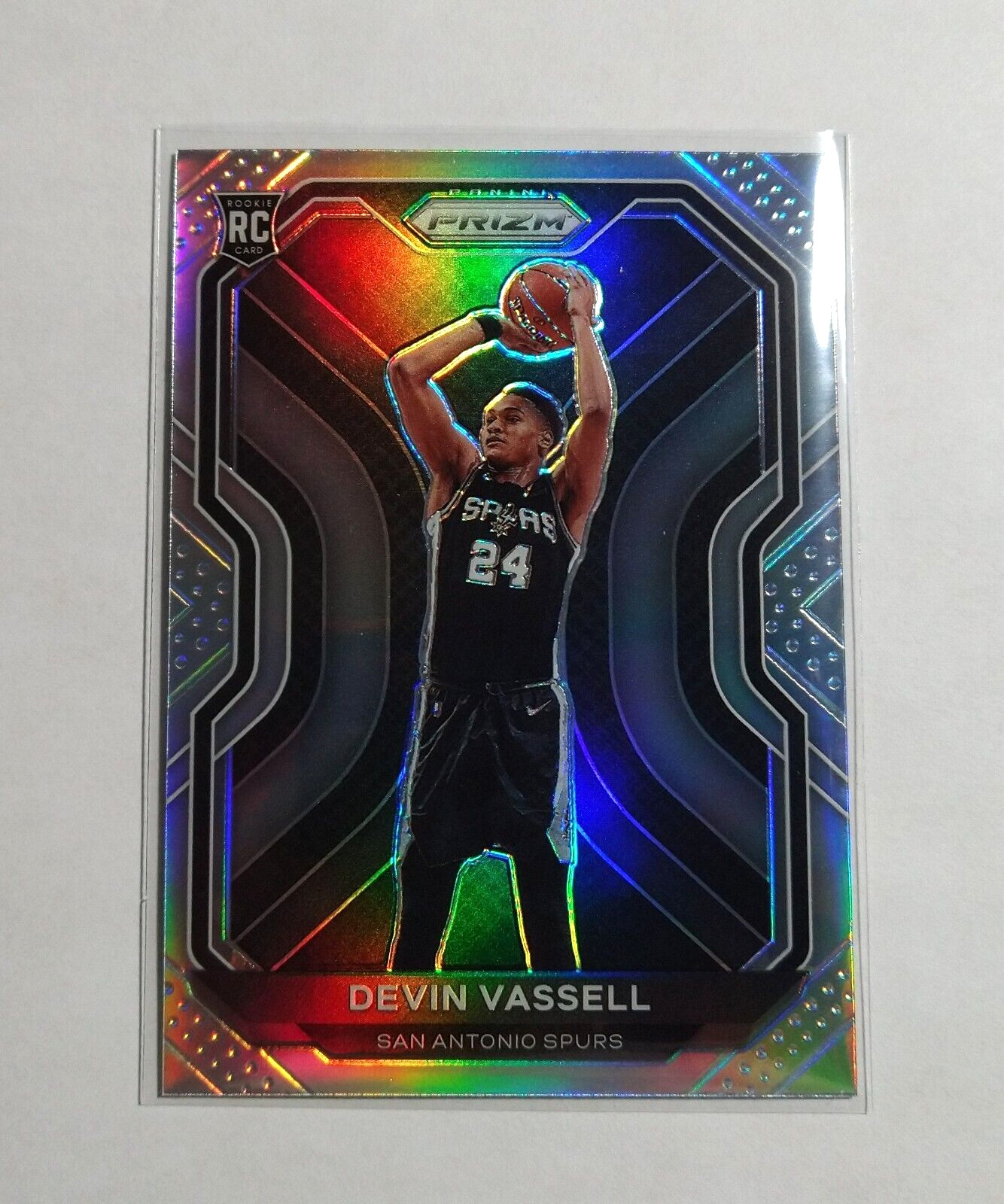 Devin Vassell 2020-21 Prizm Silver RC No. 252 Rookie Silver