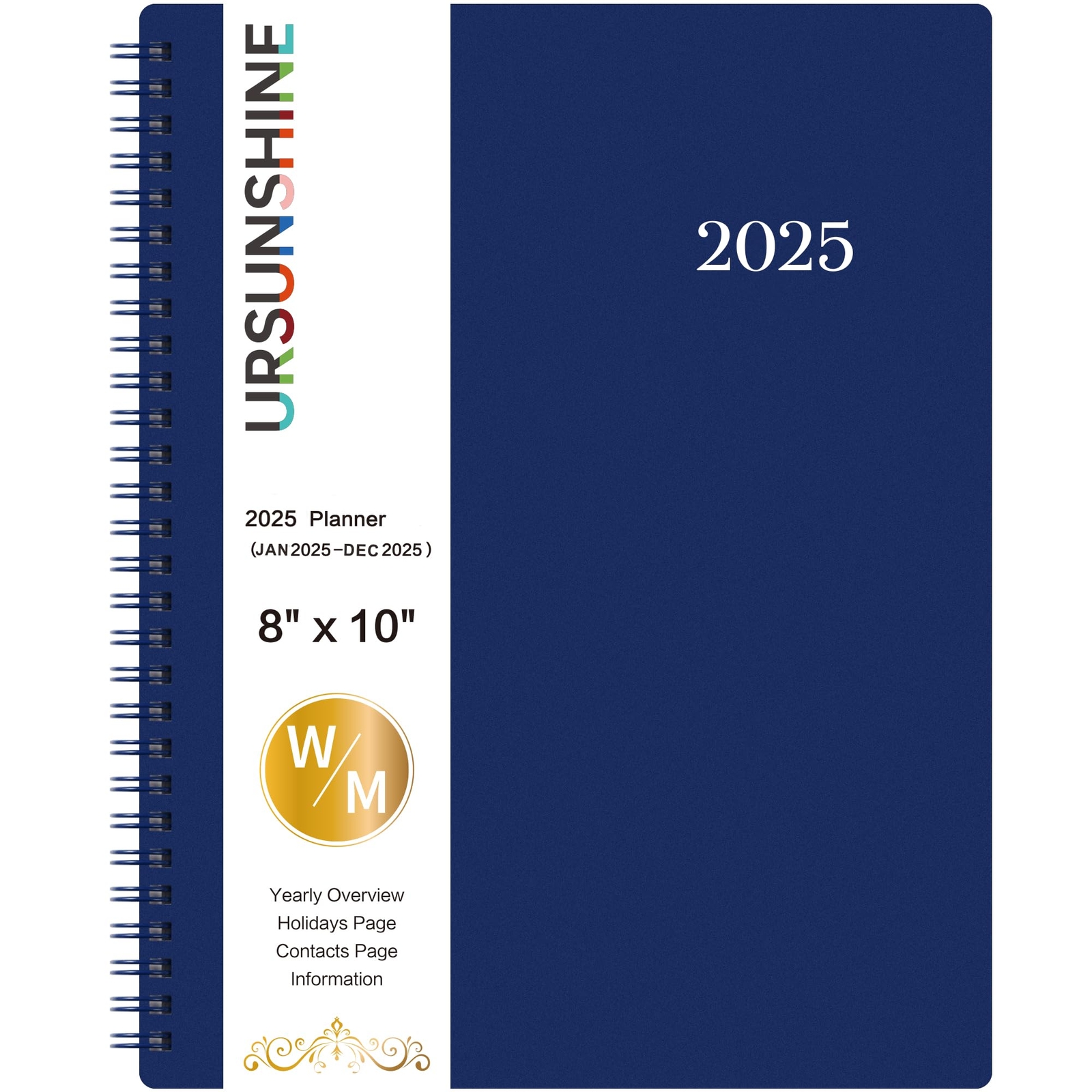 Planner 2025 - Weekly & Monthly 2025 Planner with Printed Tabs Jan. 2025 - De...