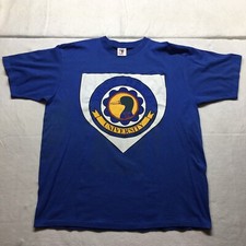 Vtg 90s Duck Head University T Shirt Single Stitch Made in USA Big Logo XL EUC