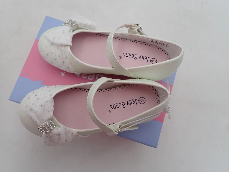 Jelly Beans Niñas Pequeñas Perla Hobo Mary Jane Plano Tallas 5 y 8 Niño Pequeño Foto 4 de 4