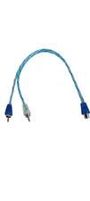 RDCARSHOW RCA SPLITTER 2 MALE TO 1FEMALE Y CONNECTOR CAR AUDIO CABLE RCA1M2F