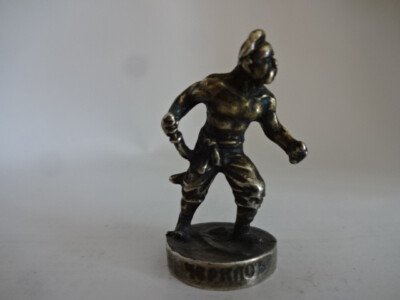 Metallfigur / Kosake / Campain of Ermak / Nr.406 03 / Altsilber / Ataman Cherkas