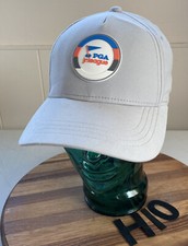 NWOT PGA JUNIOR JR LEAGUE GOLF HAT LIGHT GRAY STRAPBACK ADJUSTABLE H10